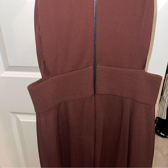 Narciso Rodriguez Oxblood Cut Out Sheath - Picture 9 of 10